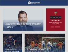 Tablet Screenshot of blaugrana.no